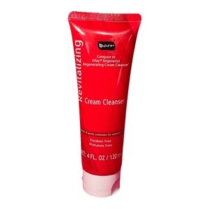 B Pure  Revitalizing  Cream Cleanser Regenerating Paraben & Phthalate Free 4 oz.
